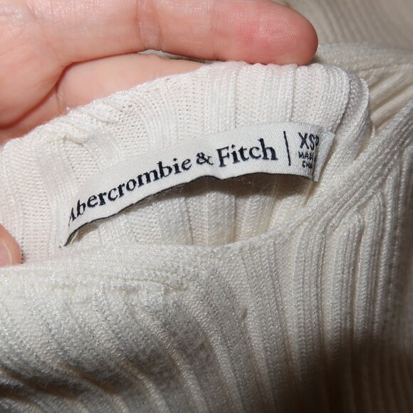 Abercrombie & Fitch White Knit MIdi Tank Dress - XS - Picture 11 of 11